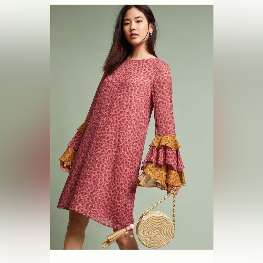 Anthropologie Varun bahl Lanara shift dress